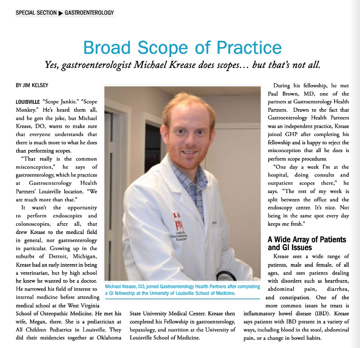 Dr. Michael Krease on a Broad Scope of Practice